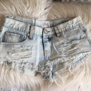 One Teaspoon Low Rise Shorts